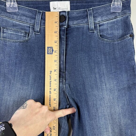 Be Blumarine Jeans Womens Size 4 Blue Slim Fit Stretch Denim Made In Italy Pants - Picture 3 of 12